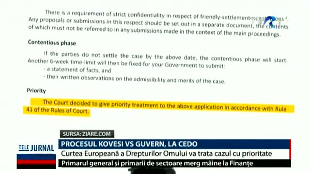 Procesul Kovesi vs. Guvern, la CEDO