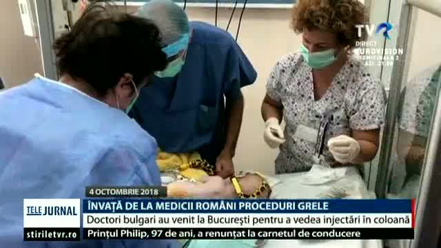 Învață de la medicii români proceduri grele 