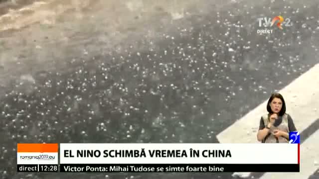 El Nino schimbă vremea în China