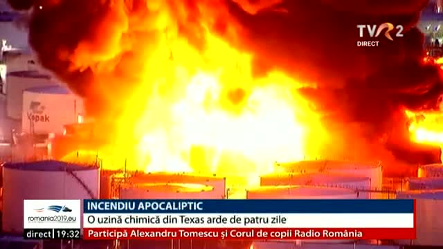 Incendiu apocaliptic în Texas