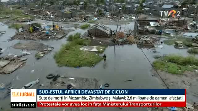 Sud-estul Africii, devastat de ciclon