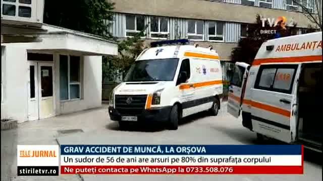 Accident de muncă la Orșova