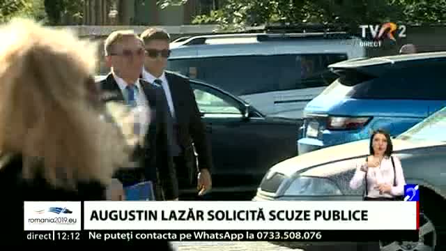 Augustin Lazăr solicită scuze publice 