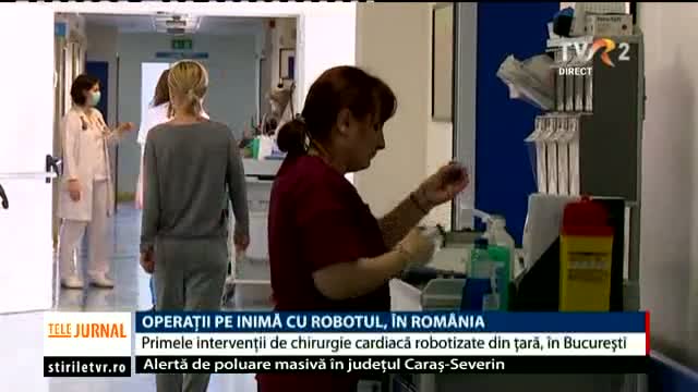Operații pe inimă, cu robotul, în România