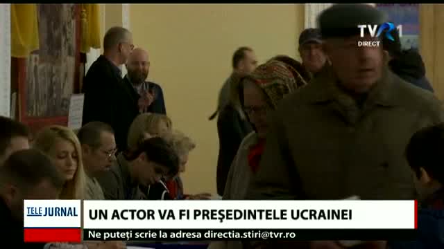 Un actor va fi președintele Ucrainei 