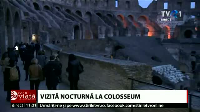 Vizită nocturnă la Colosseum