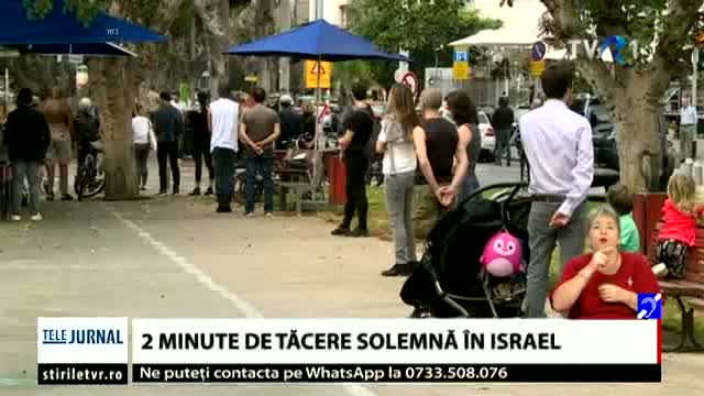 2 minute de tăcere solemnă în Israel