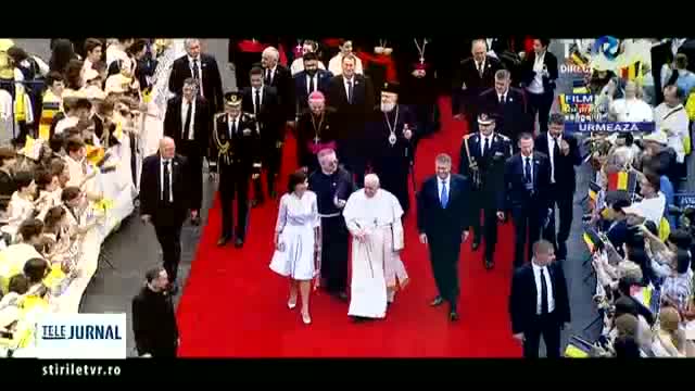 Papa Francisc a binecuvântat România