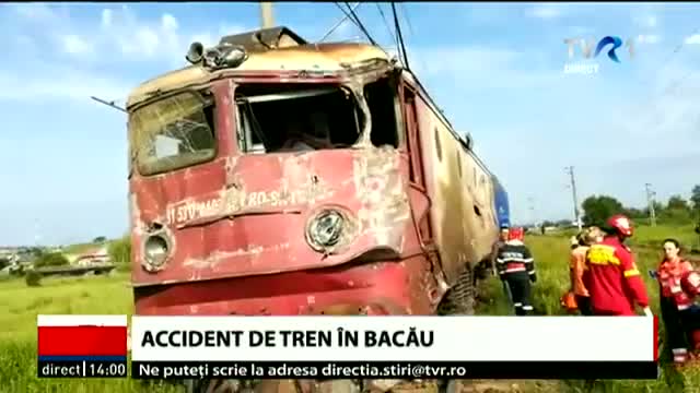 Accident de tren în Bacău