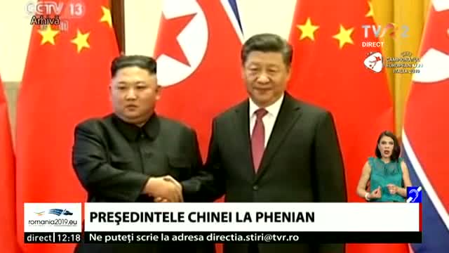 Președintele Chinei la Phenian
