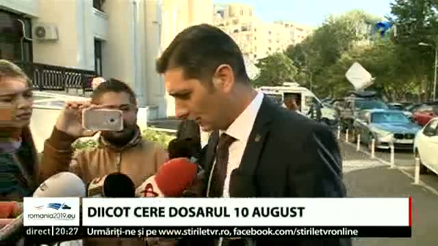 DIICOT cere dosarul 10 august