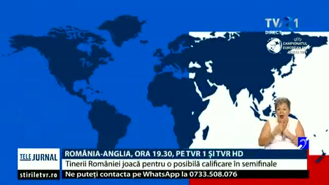 Meciul România - Anglia, ora 19.30, pe TVR 1