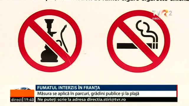 Fumatul interzis în Franța