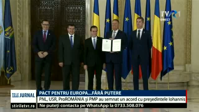Pact pentru Europa, semnat la Cotroceni