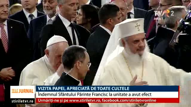 Vizita Papei, apreciată de toate cultele