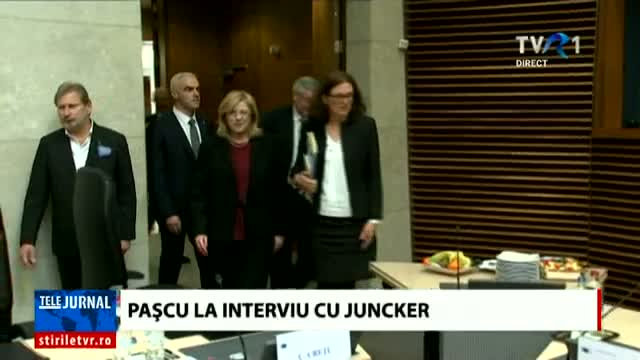 Mircea Pașcu, primit de Junker