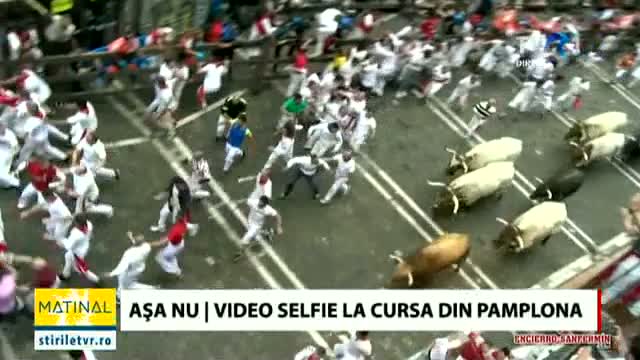 Selfie la Pamplona