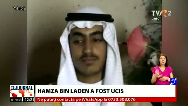 Hamza bin Laden a fost ucis