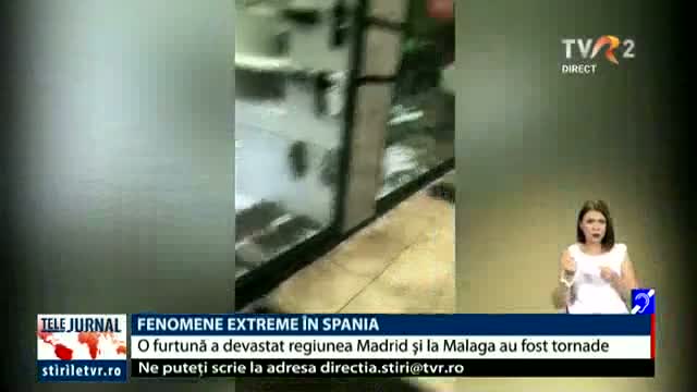 Fenomene extreme în Spania