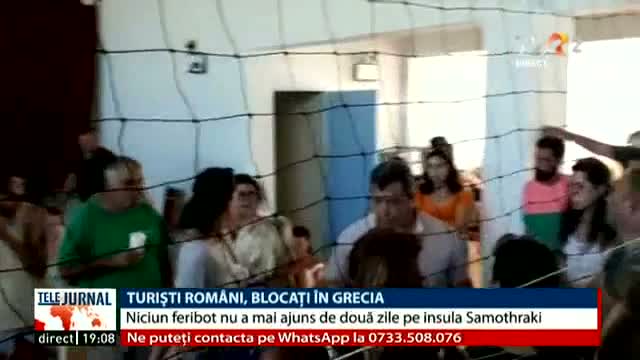 Turiști români blocați în Grecia 