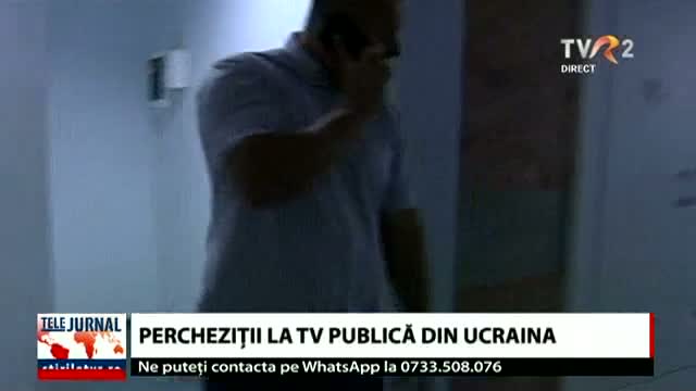 Percheziții la TV publică din Ucraina 