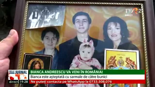 Acasă la bunicii Biancăi Andreescu 