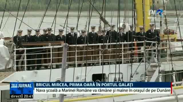 Bricul Mircea, prima oară în Portul Galați 