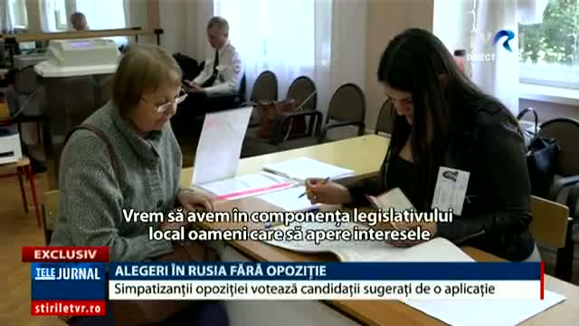 Alegeri în Rusia fără opoziție 