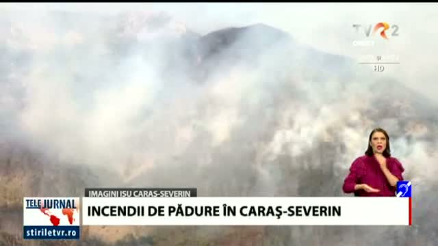 Incendii de pădure în Caraș- Severin