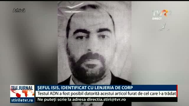 Șeful ISIS, identificat după lenjerie 