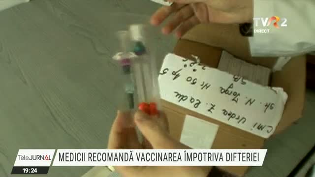 Medicii recomandă vaccinarea împotriva difteriei