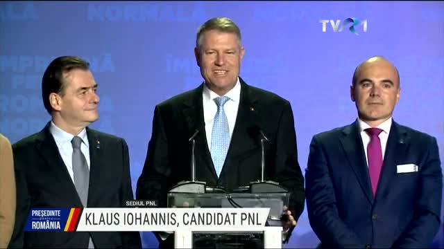 Discursul lui Klaus Iohannis după primul Exit Poll 