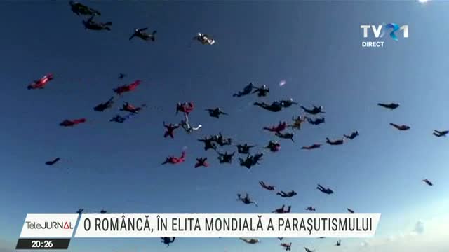 O româncă în elita parașutismului mondial 