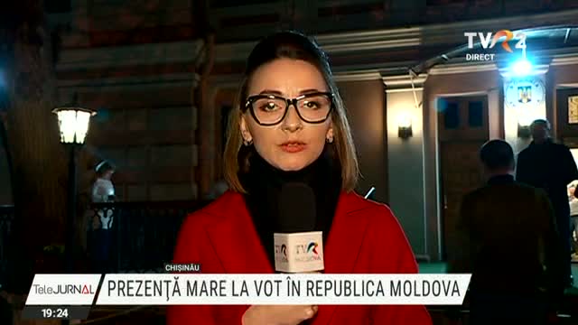 Prezență mare la vot în Republica Moldova 