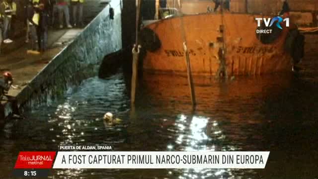 Primul narco-submarin capturat 