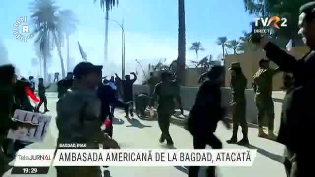 Ambasada SUA de la Bagdad, atacată