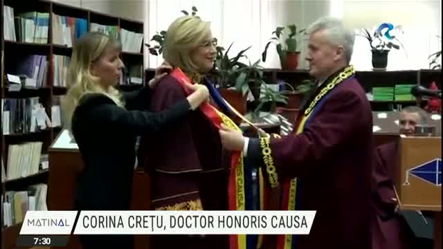 Corina Crețu, Doctor Honoris Causa