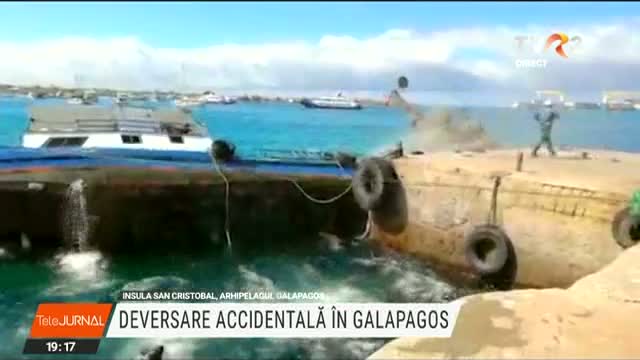 Deversare accidentală în Galapagos 