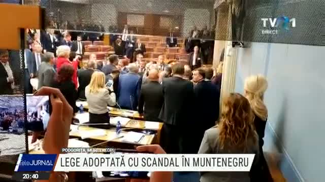 Lege adoptată cu scandal în Muntenegru