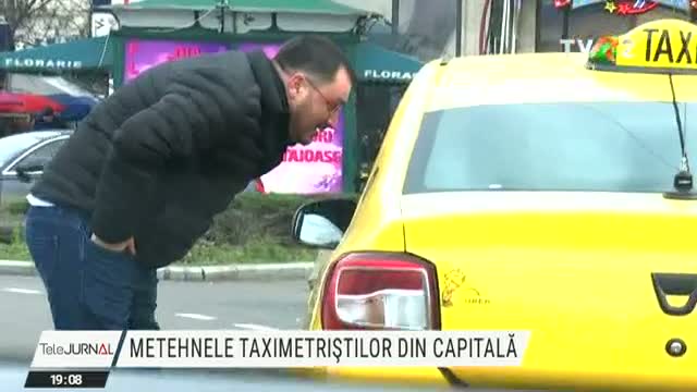 Metehnele taximetriștilor din Capitală 