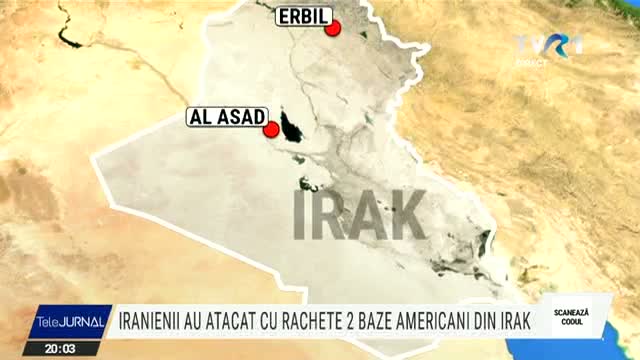 Iranul a atacat două baze americane din Irak
