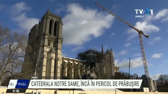 Catedrala Notre Dame, în pericol să se prăbușească 