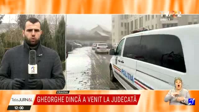 Gheorghe Dincă, la judecată 