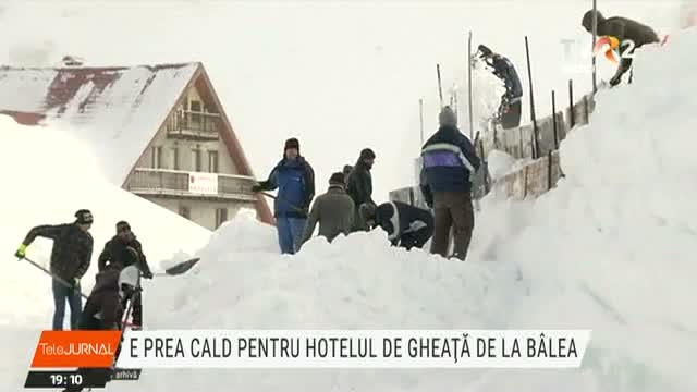 Hotelul de gheață nu poate fi construit 