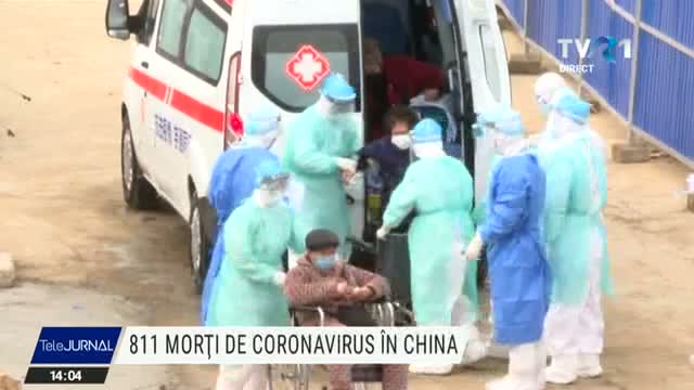 Bilanț coronavirus: 811 morți