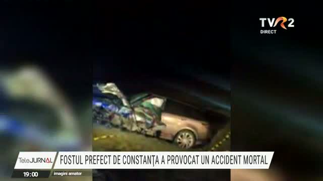 Fostul prefect de Constanța a provocat un accident mortal