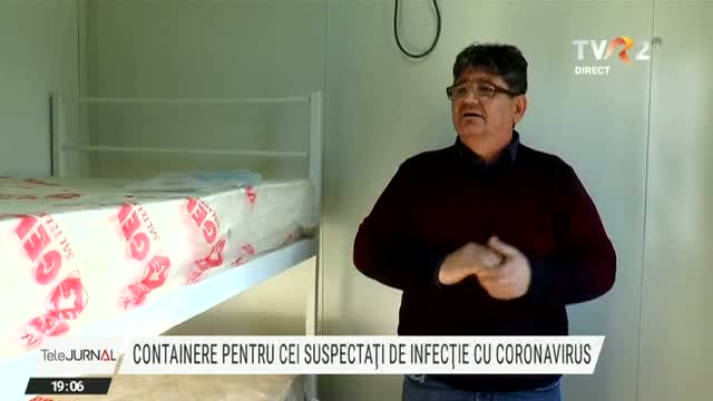 Containere pentru cei suspectați de infectare cu coronavirus