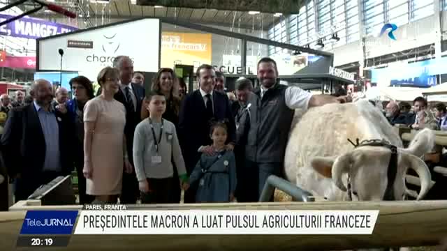 Președintele Macron a luat pulsul agriculturii franceze 