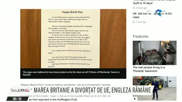 Marea Britanie a divorțat de UE, limba engleză rămâne