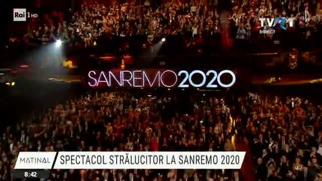 Sanremo 2020, în direct la TVR 1